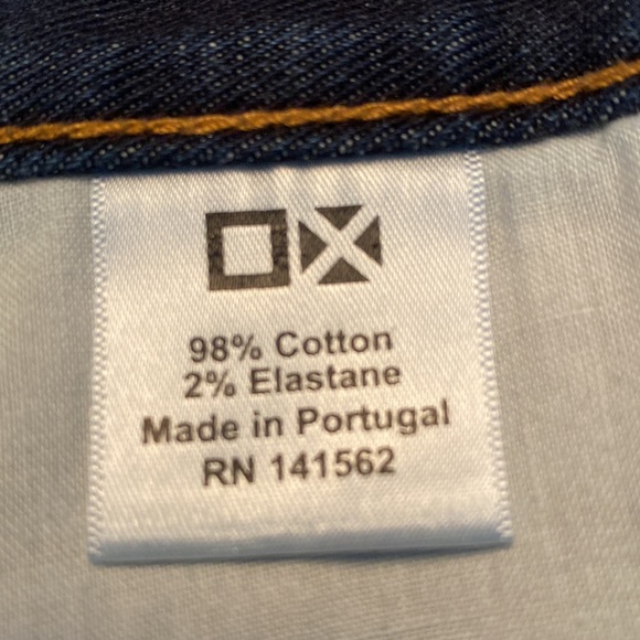 Peter Manning men’s dark wash jeans size 32W 27L shorter length - Picture 5 of 5